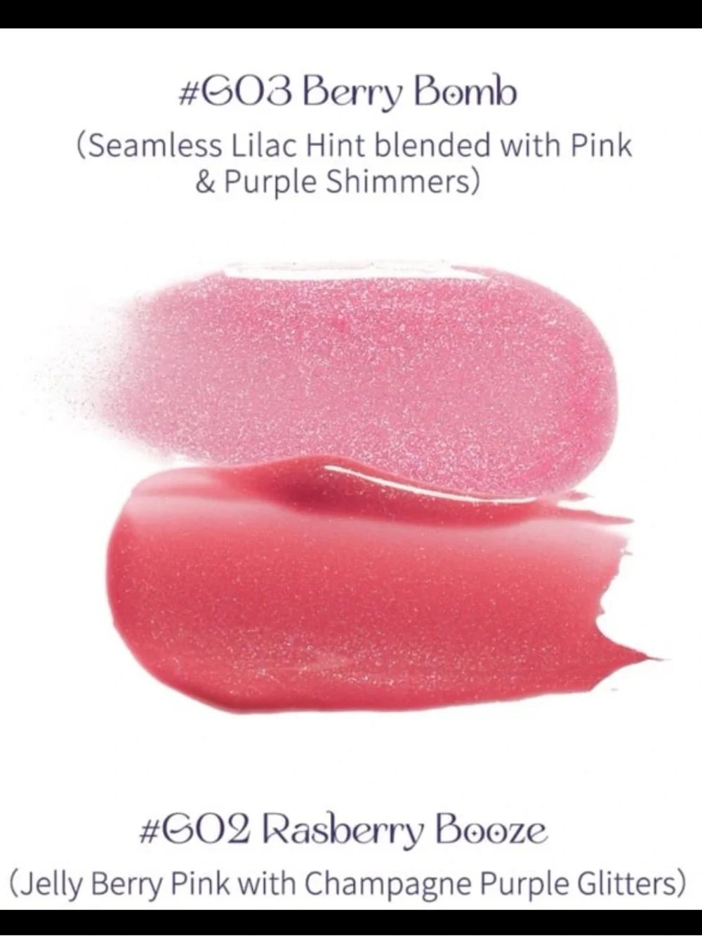 Flower Knows Strawberry Rococo Lipgloss Berry Bomb G03 BNIB